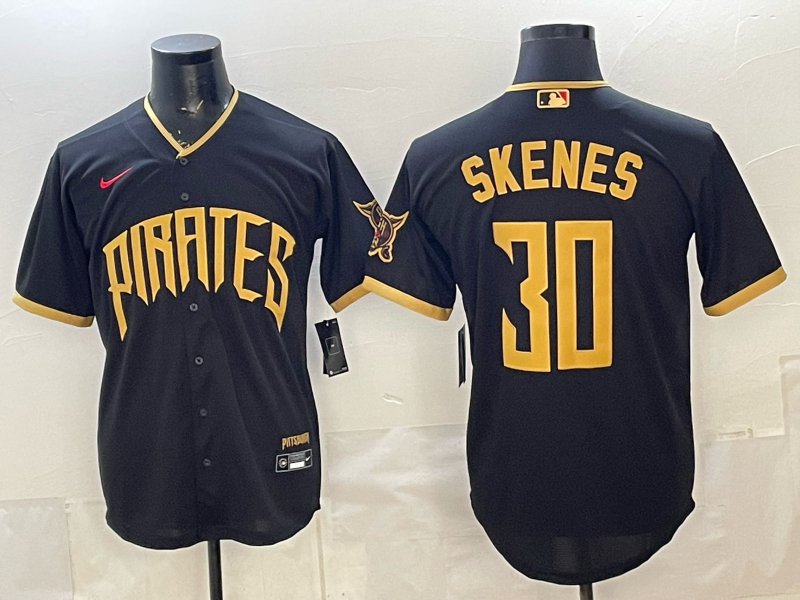 Men Pittsburgh Pirates #30 Skenes black Game 2026 Nike MLB Jersey 0419001->women mlb jersey->Women Jersey